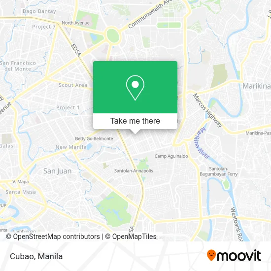 Cubao map