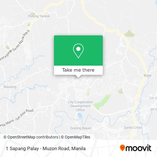 1 Sapang Palay - Muzon Road map