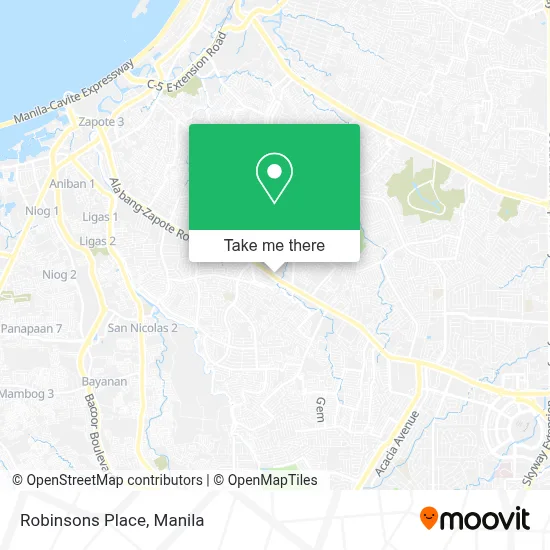 Robinsons Place map