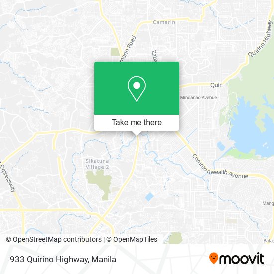 933 Quirino Highway map