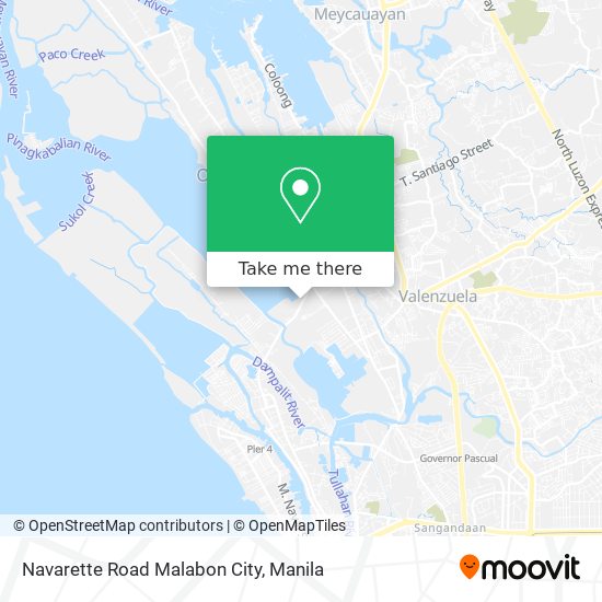 Navarette Road Malabon City map
