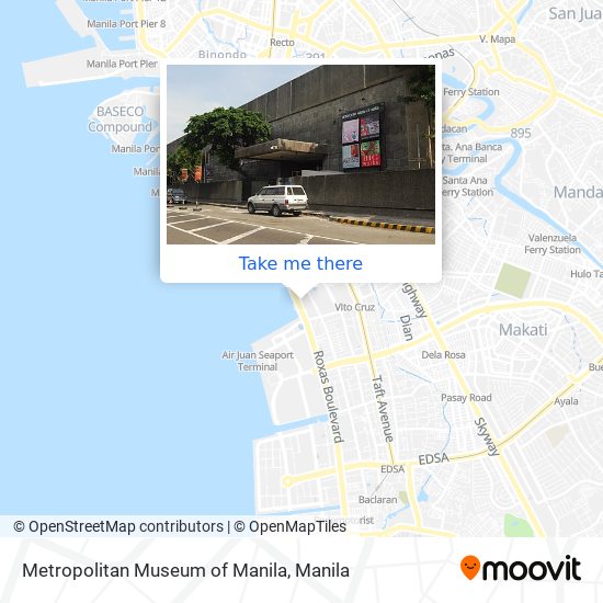Metropolitan Museum of Manila map