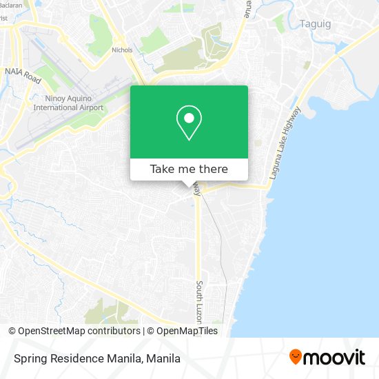 Spring Residence Manila map
