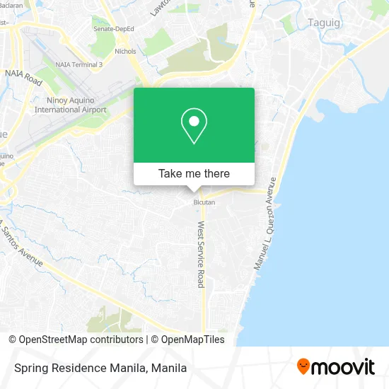 Spring Residence Manila map