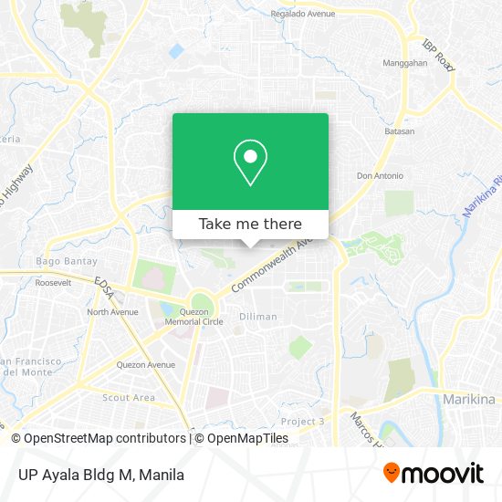 UP Ayala Bldg M map