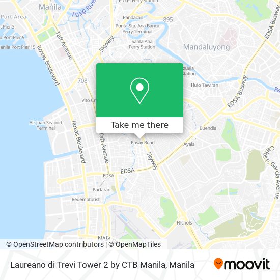 Laureano di Trevi Tower 2 by CTB Manila map