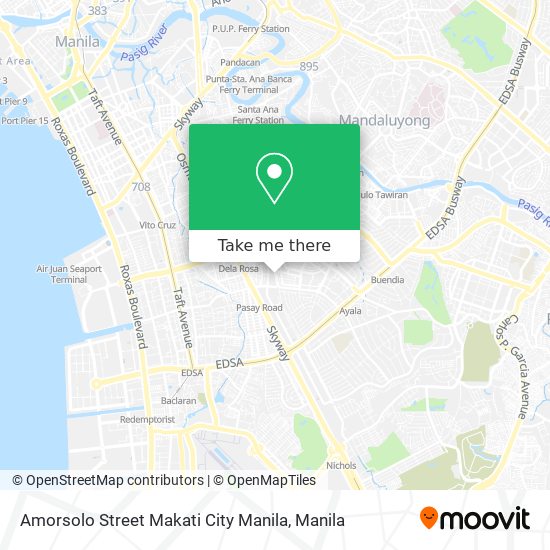 Amorsolo Street Makati City Manila map
