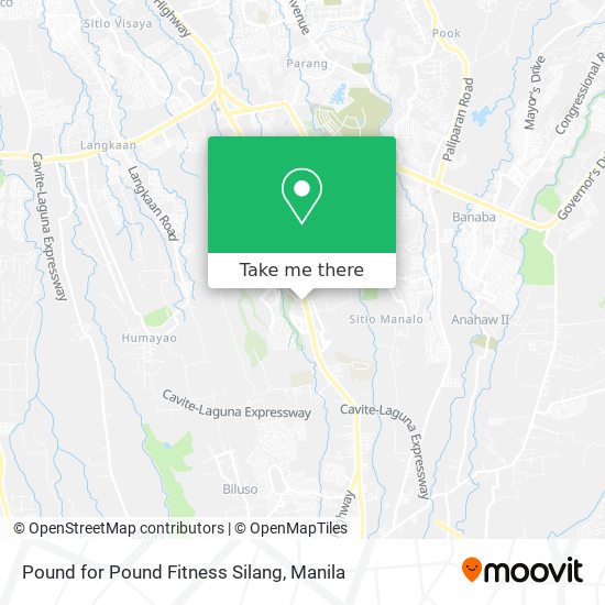 Pound for Pound Fitness Silang map