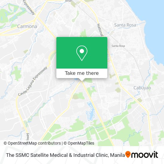 The SSMC Satellite Medical & Industrial Clinic map