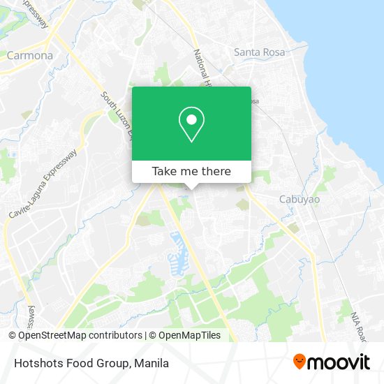 Hotshots Food Group map