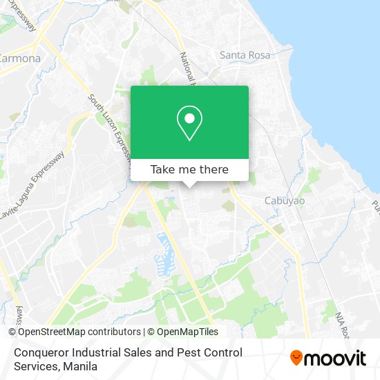 Conqueror Industrial Sales and Pest Control Services map