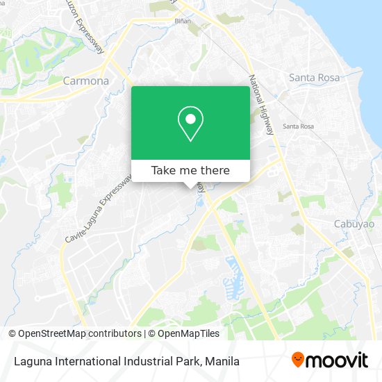 Laguna International Industrial Park map