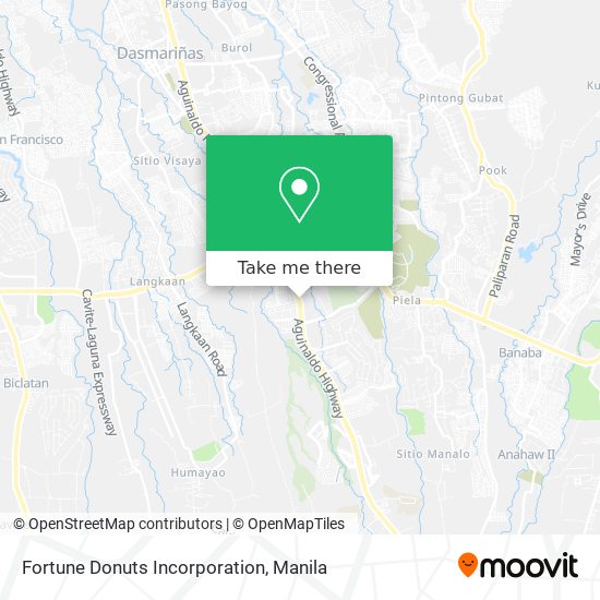 Fortune Donuts Incorporation map