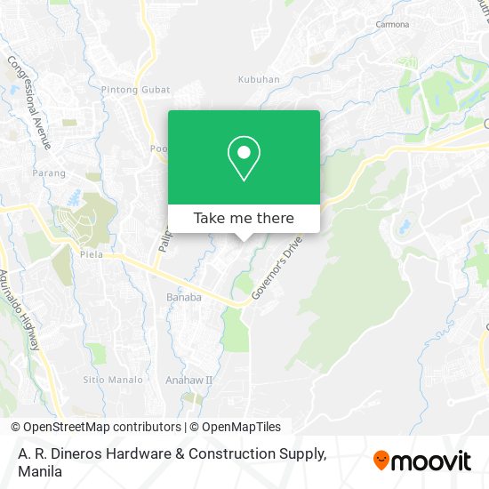 A. R. Dineros Hardware & Construction Supply map