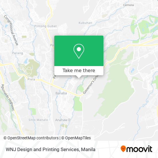 WNJ Design and Printing Services map