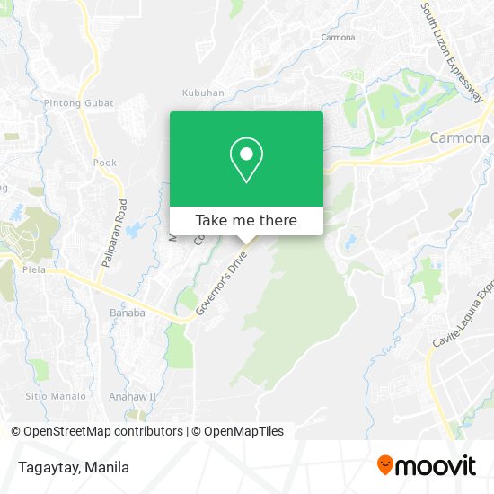 Tagaytay map