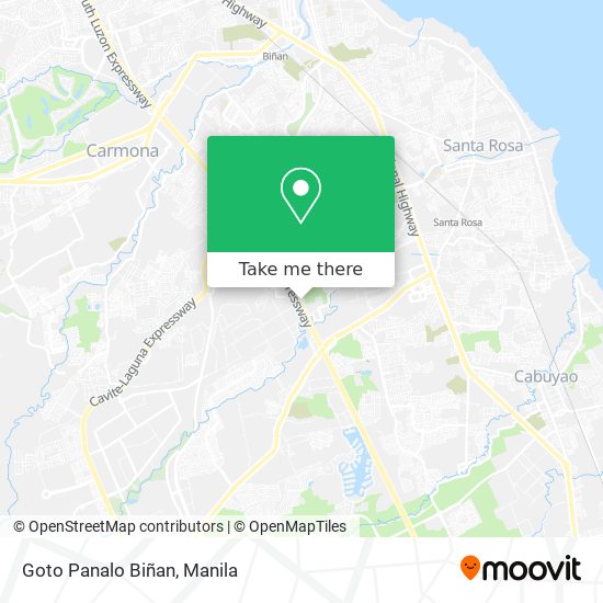 Goto Panalo Biñan map