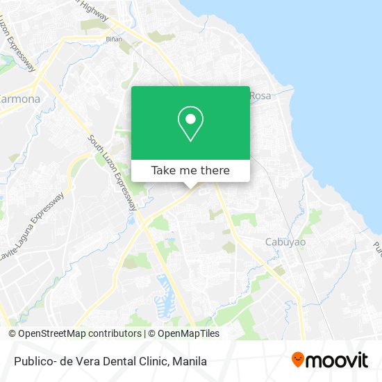 Publico- de Vera Dental Clinic map