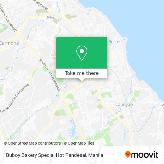 Buboy Bakery Special Hot Pandesal map