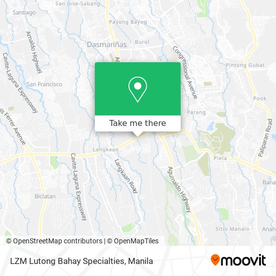 LZM Lutong Bahay Specialties map