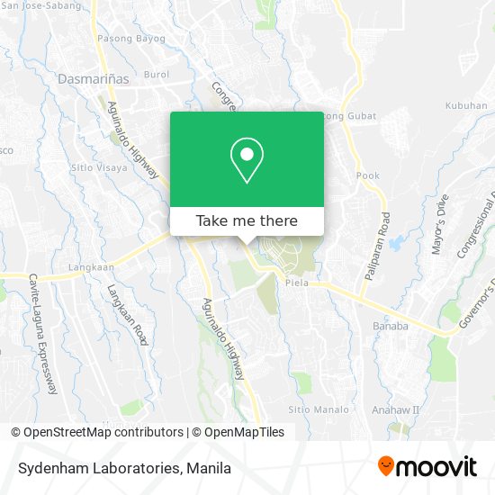 Sydenham Laboratories map