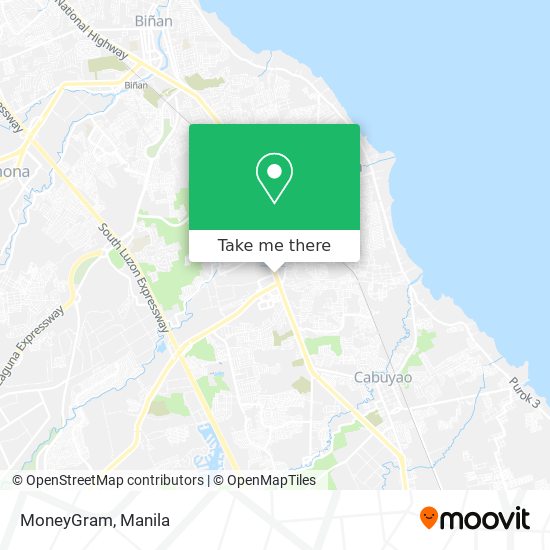 MoneyGram map