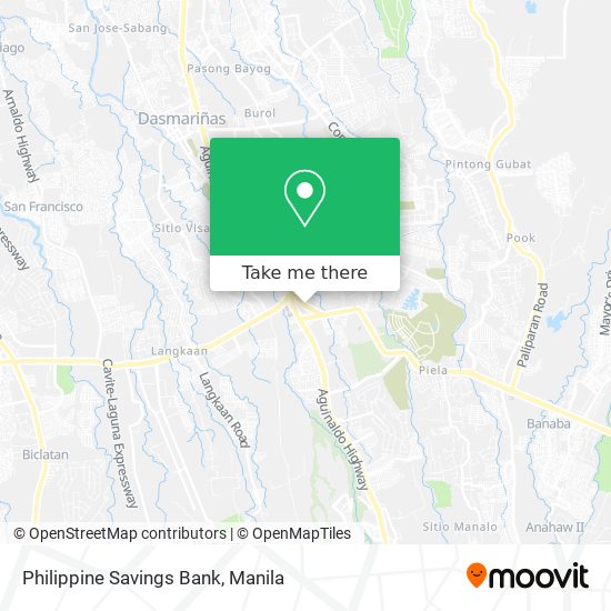 Philippine Savings Bank map