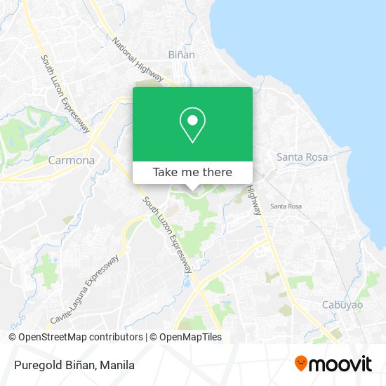 Puregold Biñan map