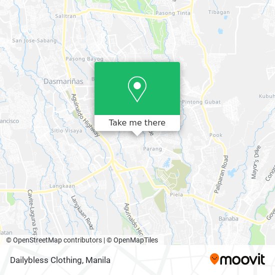 Dailybless Clothing map