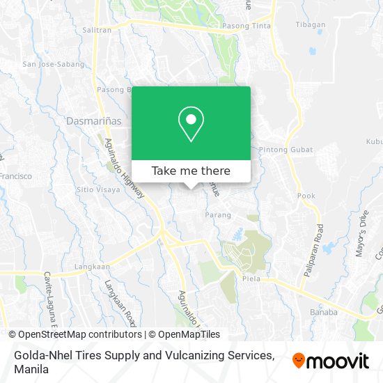 Golda-Nhel Tires Supply and Vulcanizing Services map