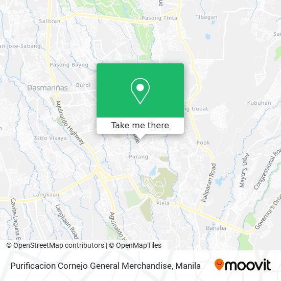 Purificacion Cornejo General Merchandise map