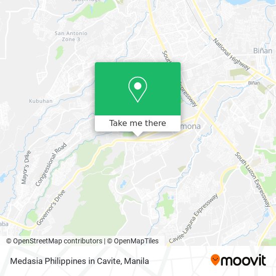 Medasia Philippines in Cavite map