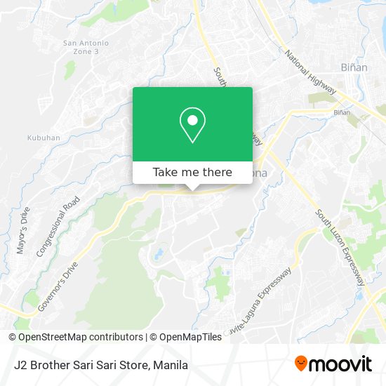 J2 Brother Sari Sari Store map