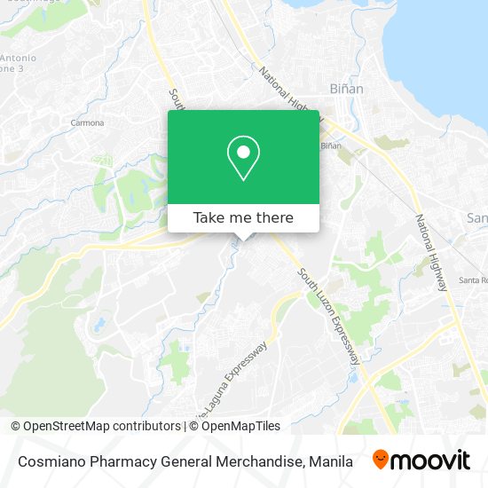 Cosmiano Pharmacy General Merchandise map