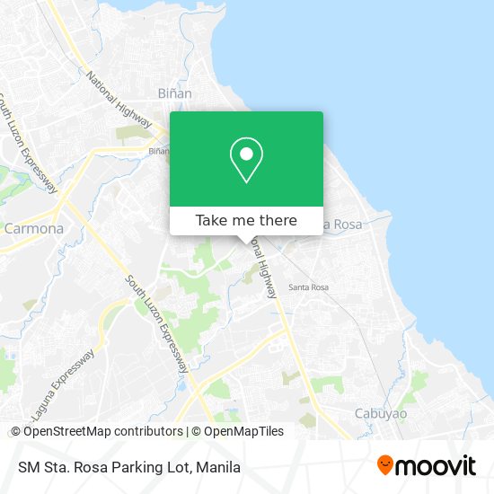 SM Sta. Rosa Parking Lot map