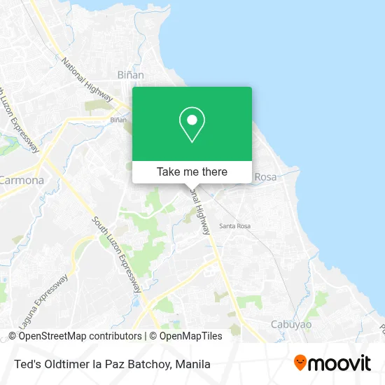 Ted's Oldtimer la Paz Batchoy map
