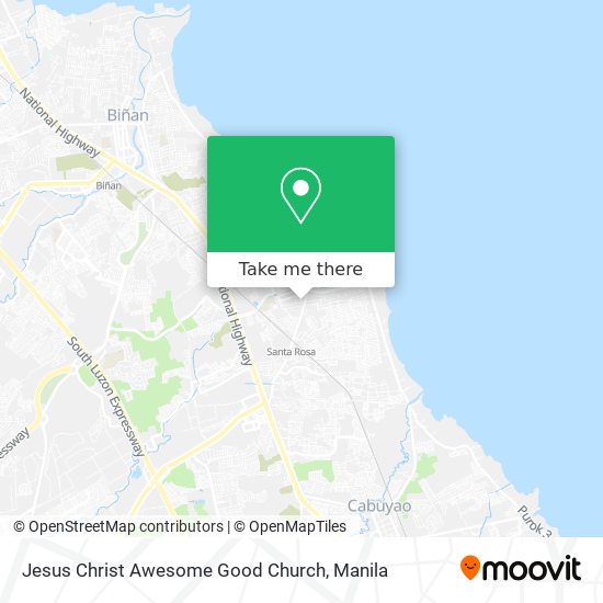 Jesus Christ Awesome Good Church map