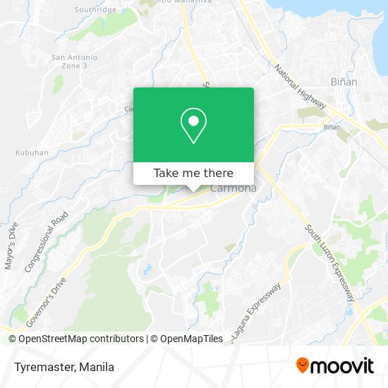 Tyremaster map