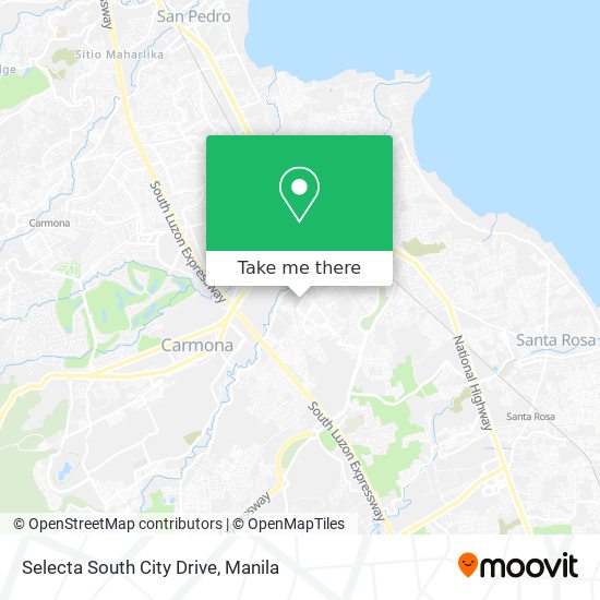 Selecta South City Drive map