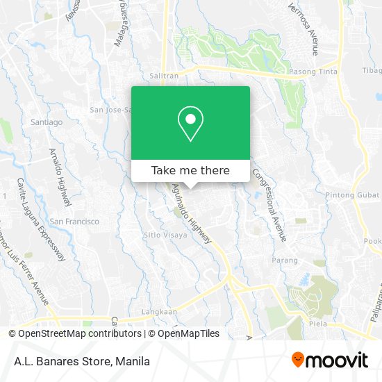 A.L. Banares Store map