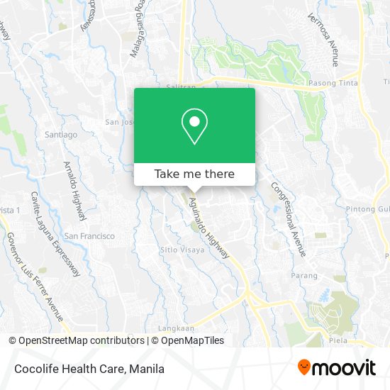 Cocolife Health Care map