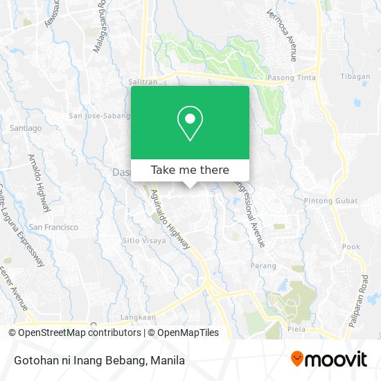 Gotohan ni Inang Bebang map