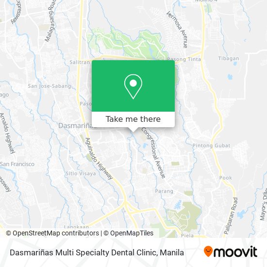 Dasmariñas Multi Specialty Dental Clinic map