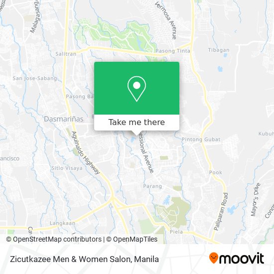 Zicutkazee Men & Women Salon map