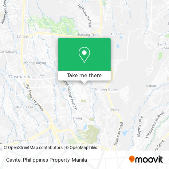 Cavite, Philippines Property map