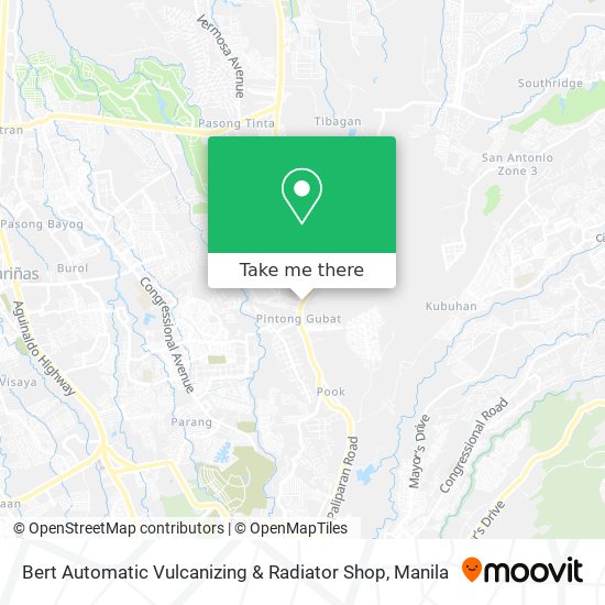 Bert Automatic Vulcanizing & Radiator Shop map