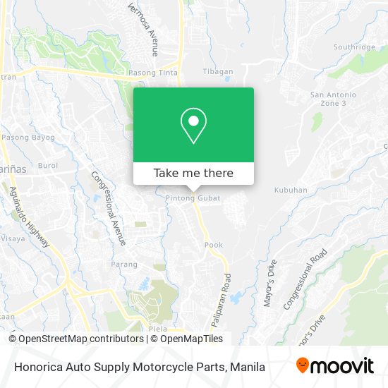 Honorica Auto Supply Motorcycle Parts map