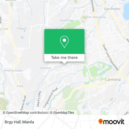 Brgy Hall map