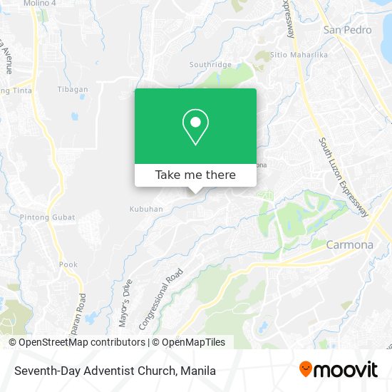 Seventh-Day Adventist Church map