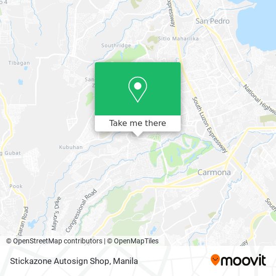 Stickazone Autosign Shop map